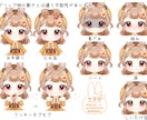 かわいいミニキャラのVTuberを制作します VTuber用キャラクターデザイン、パーツ分け、モデリング イメージ7