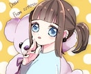 かわいい女の子描きます アイコンなどのご使用にいかがですか♪ イメージ3