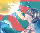 オリジナルキャラ等のアニメ系イラスト,アイコン,グッズイラスト描きます! イメージ2