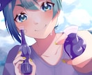 可愛い女の子・男の子イラスト描きます 透明感のある可愛いイラスト｜アイコン・観賞用まで対応 イメージ1