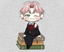 量産！本に座るSDキャラを作成します 配信者の方へ！SNSのアイコンや投稿用画像に！ イメージ7