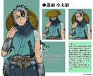 TRPG・配信などに使える立ち絵を描きます 腰までの描写・表情差分3個入り！ イメージ4