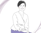 柔らかく雰囲気を伝える似顔絵を描きます 父の日、母の日、誕生日などのプレゼントにも イメージ7