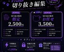 VTuber向け！切り抜きショート動画編集します 切り抜き箇所丸投げOK!実績のため柔軟に対応いたします！ イメージ2