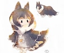 可愛い動物キャラクター、アイコンお描きします デジタルイラストでふんわり絵に仕上げます イメージ8