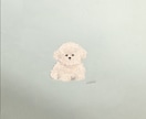 オイルパステルであなたの愛犬を可愛く描きます ゆるキャラ雰囲気とパステルカラーでアイコンにピッタリ！ イメージ3