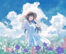 一枚絵・風景・人物・背景・イラストを制作いたします ＊儚くて綺麗なイラストをお届け＊ イメージ6