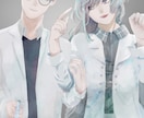 厚塗りで差がつく一枚絵を制作いたします 他の人とは違ったアナログ風のイラストをご提供！ イメージ10
