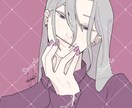 きれいめで、色気のあるSNSアイコンを描きます 透明感・綺麗系のSNSアイコンを描きます イメージ5