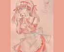 アナログで水彩イラスト描きます かわいいほわほわ水彩や闇を感じるイラスト！プレゼント用にも！ イメージ5