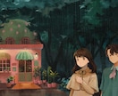 絵本のような背景有りイラスト描きます 配信用の背景・サムネイル画像に！ イメージ6