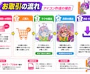パッと目を引く！かわいいSNSアイコン制作します アニメのように表情豊に、ビビッドカラーで可愛く仕上げます！ イメージ6