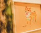 全身 / 大切な愛犬のイラストを描きます ご家族の好きな色で愛犬を手描きでお届けします イメージ4