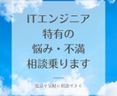 ITエンジニア特有の悩みや不満を解決します ITエンジニアのキャリア形成やレベルアップ策をアドバイス！ イメージ1