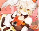 クオリティの高いアイコンイラスト制作します 歌ってみたMV、キービジュ、サムネ、グッズ、挿絵などにも！ イメージ4