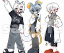 キャラクターデザイン・立ち絵の制作をします ゲームやTRPGの立ち絵、Vtuberのデザイン画などに！ イメージ3