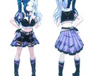 オリジナルキャラクターの3Dモデル制作致します デザイン持ち込み/キャラデザ制作どちらも大歓迎です イメージ2