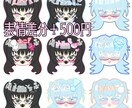 魅力満点！ひと目でわかるアイコン作ります お顔のみのドアップのアイコンを作ります！ イメージ2