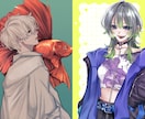 商用OK 配信・SNS・活動用イラストを制作します 商用OK　様々なタッチで理想通りのアイコンお描きいたします。 イメージ10