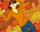 春夏秋冬♪アニメ風のかわいいイラスト3日納品します 食べ物、人物、動物、背景、などいろいろ描きます。 イメージ4