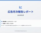 月次広告／アクセス／SNS分析レポート作成ます データ分析×AIでレポート効率化！即日OK イメージ1