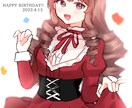 ふわふわかわいい女の子のイラストお描きします 柔らかい雰囲気のイラストをお届けさせて頂きます¨̮ イメージ4
