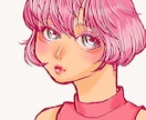 オシャレ系な女の子のイラスト・一コマ漫画描きます 女性をターゲットとした広告にオススメです！ イメージ8
