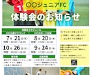 スポーツチーム向けのチラシ作成します 保護者目線で伝わる募集チラシを作成します イメージ3
