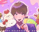 サムネや動画など多岐に渡って使える一枚絵描きます アニメ塗りや厚塗り、男性、女性、デフォルメ何でもいけます！ イメージ9