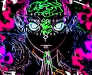 目を引くポップでオシャレな一枚絵作成します ジャケット/装画/広告/ポスター/MVなどにおすすめ！ イメージ6