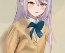 女の子のイラスト描きます 女の子限定で描きます可愛く描くのでぜひ イメージ3