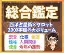 総合鑑定✨あなたの取扱説明書をお作りします 2000字超の大ボリューム✨複数占術で深掘りします イメージ1