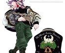 イラストのご注文承ります アナログ風の塗り、手描きの味を強調 イメージ6