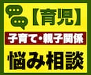 子育て・親子関係のお悩み相談をチャットで聞きます チャット｜子育て｜育児｜親子関係｜母親｜育児相談｜ワーママ イメージ1