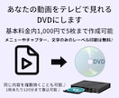 送料無料！あなたの動画ファイルをDVDにします テレビで見られるDVDが5枚で1,000円は安い♪ イメージ1
