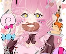 かわいいイラスト描きます かわいいSNS用アイコン、立ち絵等幅広くイラスト描きます イメージ3