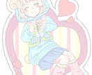 ポップでかわいい美少女イラストお描きします 叙情的で深い物語性と、キャラの実在感を重視したイラストです！ イメージ6