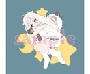 ほっぺが魅力的なかわいいイラスト描きます デフォルメも等身もお任せください！かわいく描きます！ イメージ8