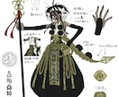 キャラクターの衣装デザイン承ります TRPGでの衣装合わせや、創作キャラの衣替え等にどうぞ！ イメージ5
