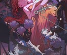 耽美な一枚絵イラストを描きます 綺麗カラフル系の厚塗り絵を描きます(一枚絵・MV・SNS絵) イメージ1