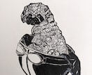 世界に一枚だけのペット原画を描きます 大切な家族を機械生命体アートに イメージ6