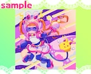 ポップで可愛いイラストをお描きします MV、配信画面、グッズ、各種ジャケットなどに イメージ6
