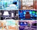 あなただけの背景イラストを描きます Vtuber様動画配信背景/動画/SNS/ゲーム背景などに☆ イメージ6