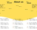 雑誌風プロフィールブックのテンプレを配布します 簡単！canvaで画像と文字を入れ込むだけ！！ イメージ4