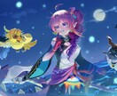VTuberに！Live2D用キャラクター描きます 美少女や男性、人外、ドラゴン…なんでも！ イメージ1
