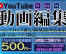 YouTube動画編集します スピードとクオリティ重視lお気軽にご相談下さい イメージ1