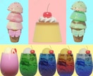 3DCGでおもちゃみたいな食べ物･小物を作成します SNSやブログ用のかわいいアイコンなどにおすすめです！ イメージ2
