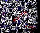 SNSアイコン・MVジャケット描きます 幻想的で意味深な抽象アート・唯一無二独特の世界観 イメージ1