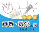 算数・数学の図を作成します 【小・中・高】問題・解答解説等、図をきれいに作成！ イメージ1