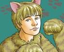 きれいめ似顔絵イラスト描きます 心はいつもロマンチック。そんな似顔絵描きます。 イメージ3